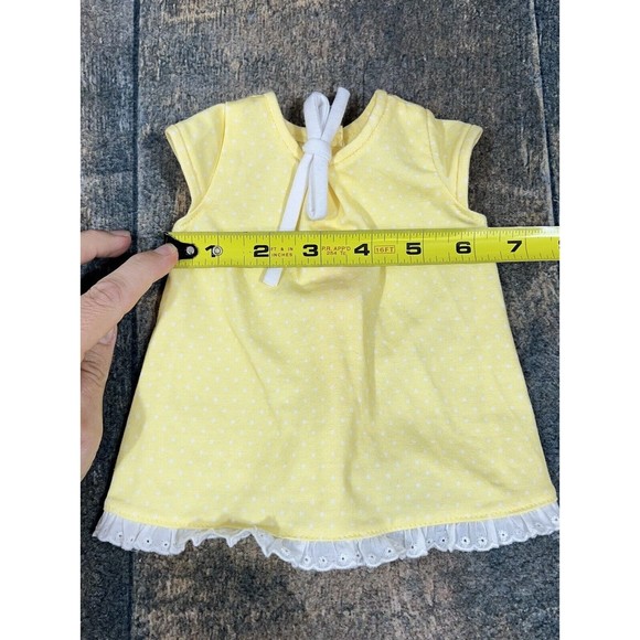 Lexi Rose Made To Match 18” Doll Clothes, Matches Omi Jo Yellow Dot House Tunic! - Picture 3 of 5